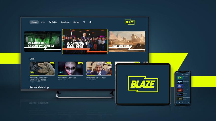 BLAZE app screens - PR image